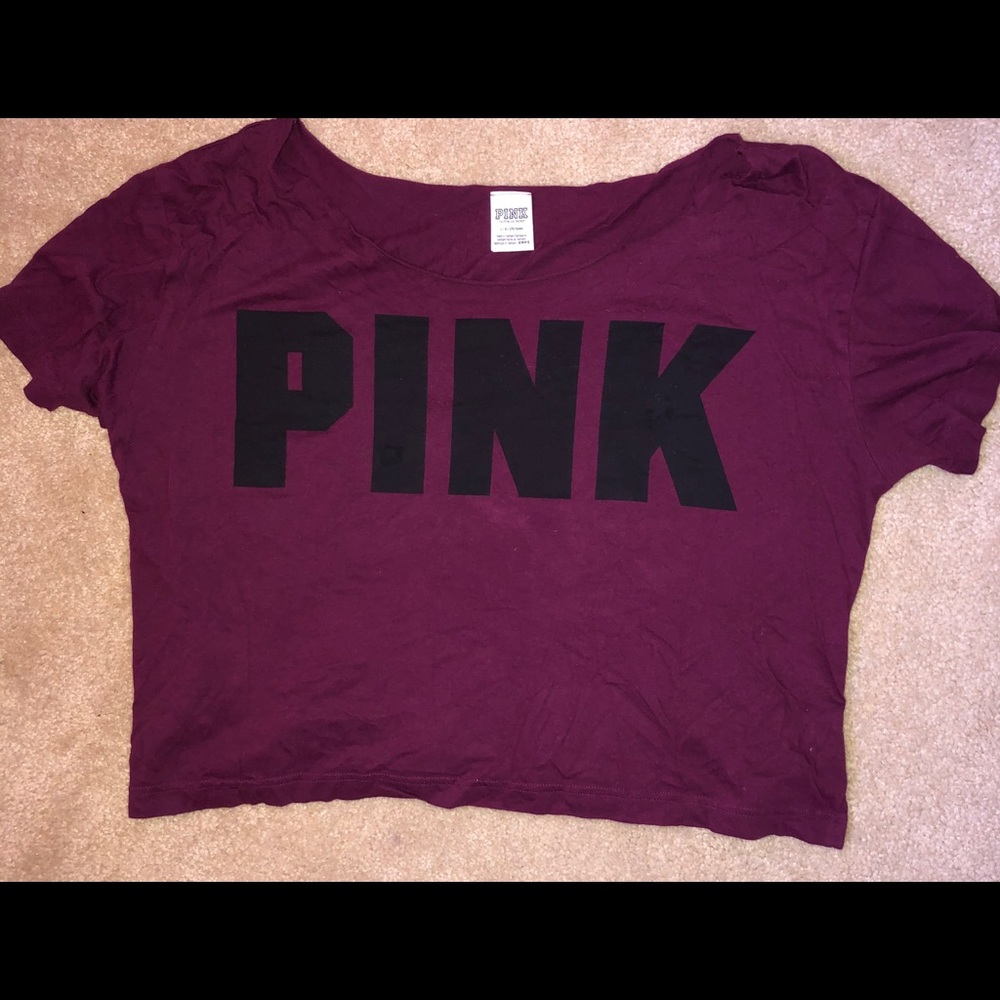 PINK MAROON T SHIRT